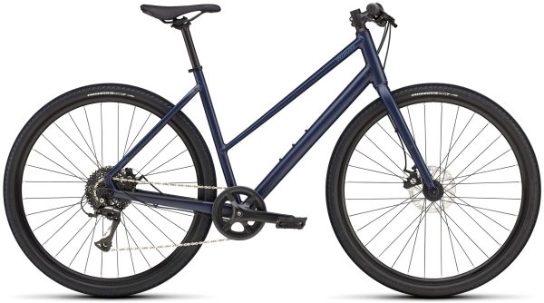 Specialized Sirrus X 1.0 Step-Through - Satin Deep Marine Grey Blue Reflective