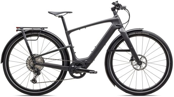 Specialized Turbo Vado SL 2 6.0 EQ Carbon - Satin Black Micro Speckle Obsidian Frost